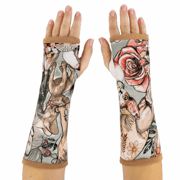 Mitenki Cats and Flowers