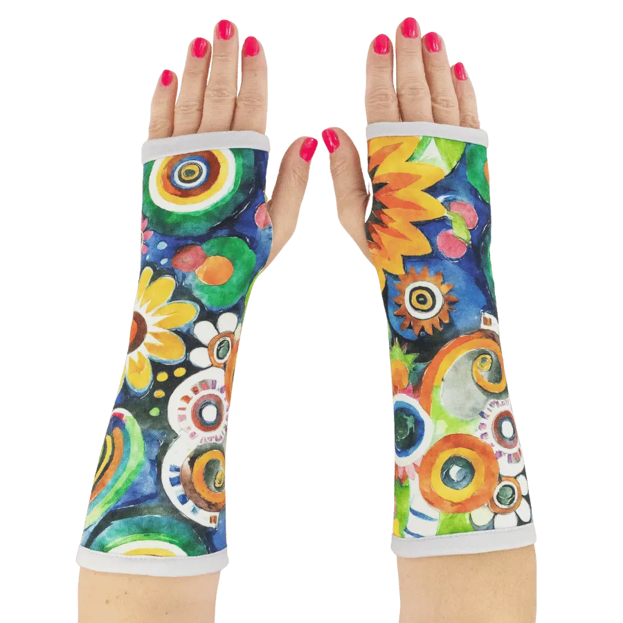 Mitenki Painted Flowers