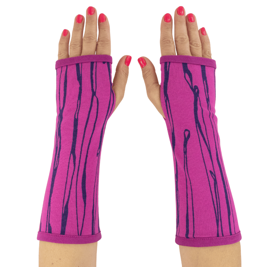 Mitenki Purple Stripes