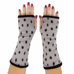 Mittens Grey Dots
