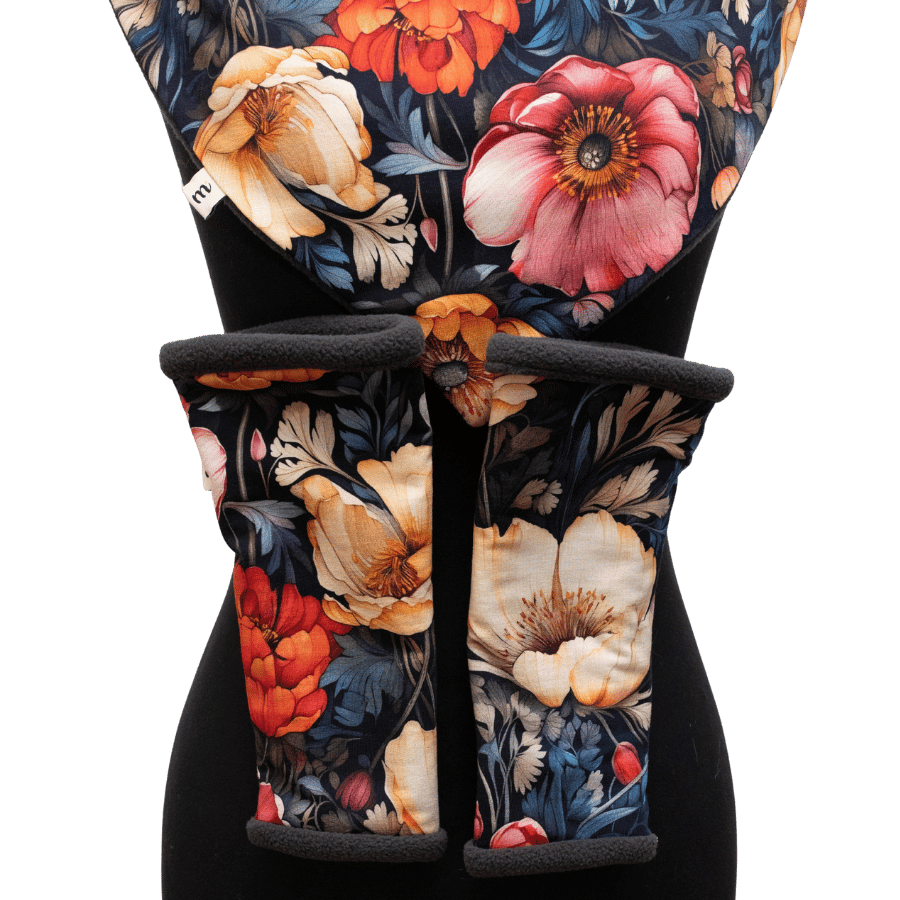 Mitensowy Zestaw Otulakowy - Poppy Garden