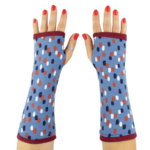 Mittens Blue Confetti
