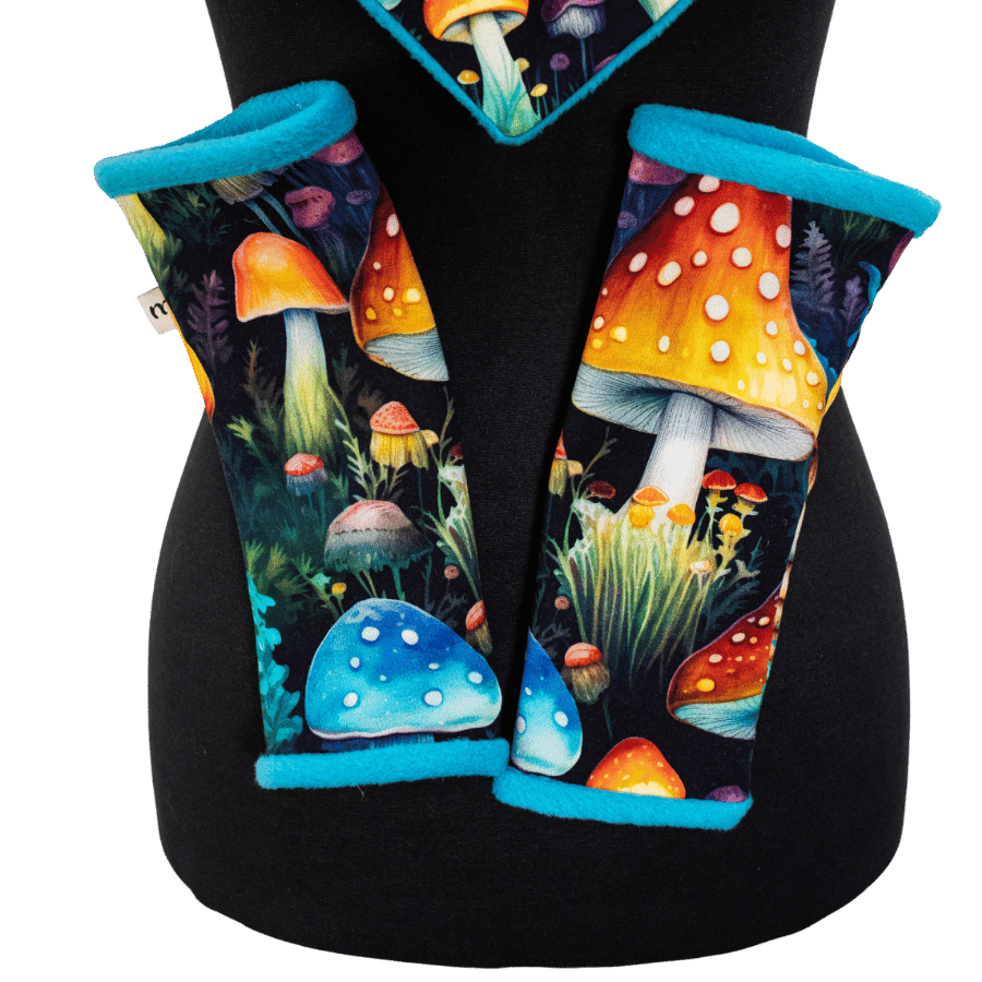 Mitensowy Zestaw Otulakowy - Neon Mushroom Realm