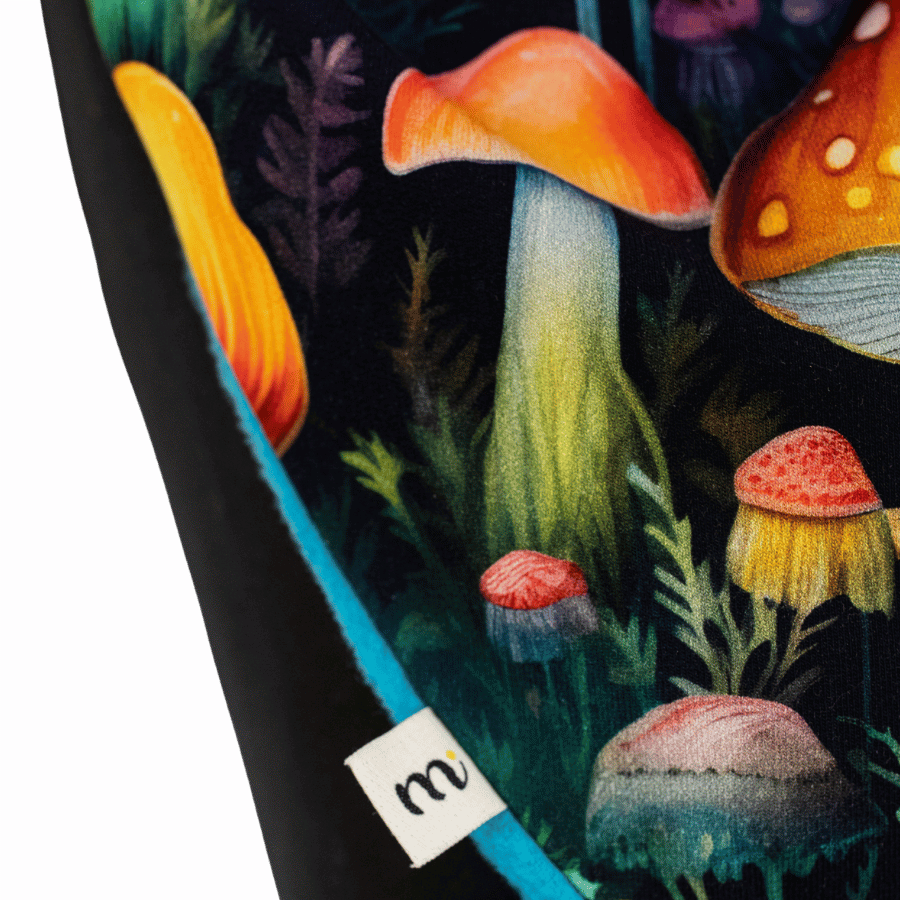 Mitensowy Zestaw Otulakowy - Neon Mushroom Realm