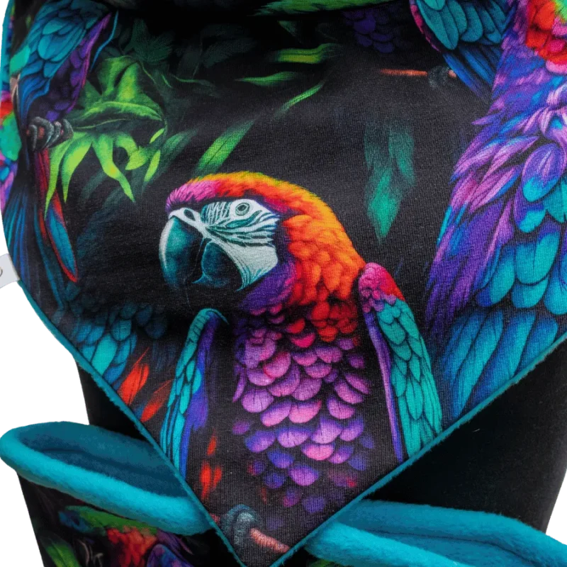 Mitteny Swaddling Set - Rainbow Parrots