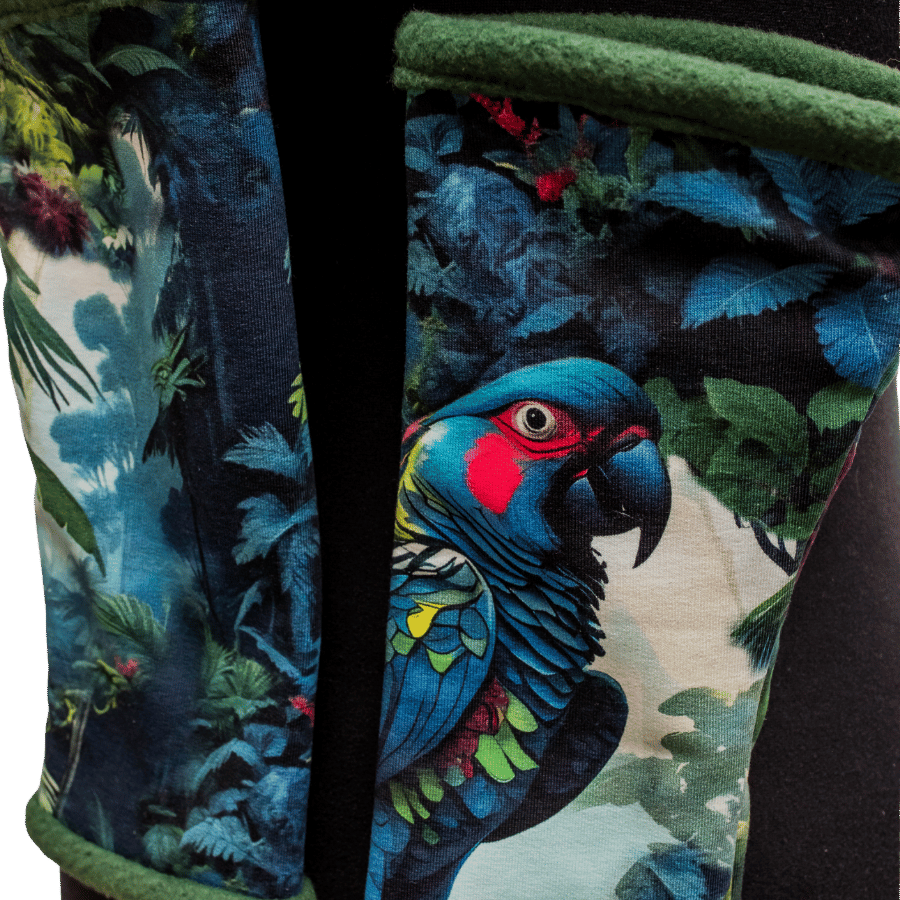 Mitensowy Zestaw Otulakowy - Jungle Parrot