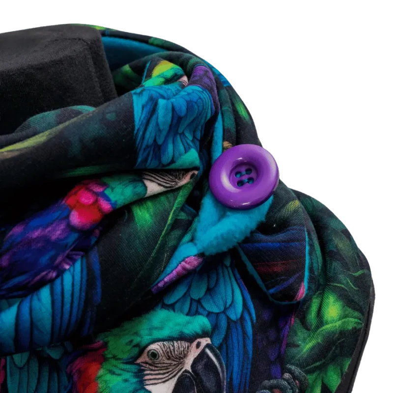 Mitteny Swaddling Set - Rainbow Parrots