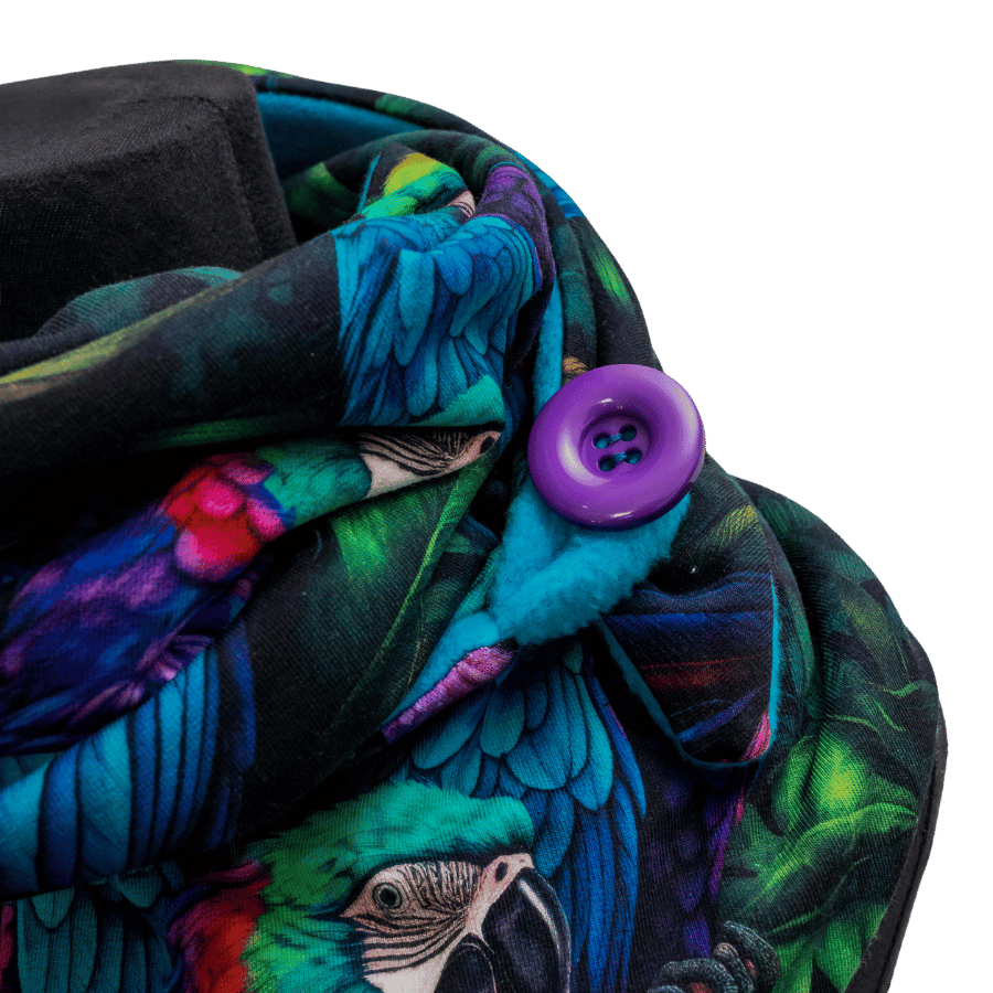 Mitensowy Zestaw Otulakowy - Rainbow Parrots