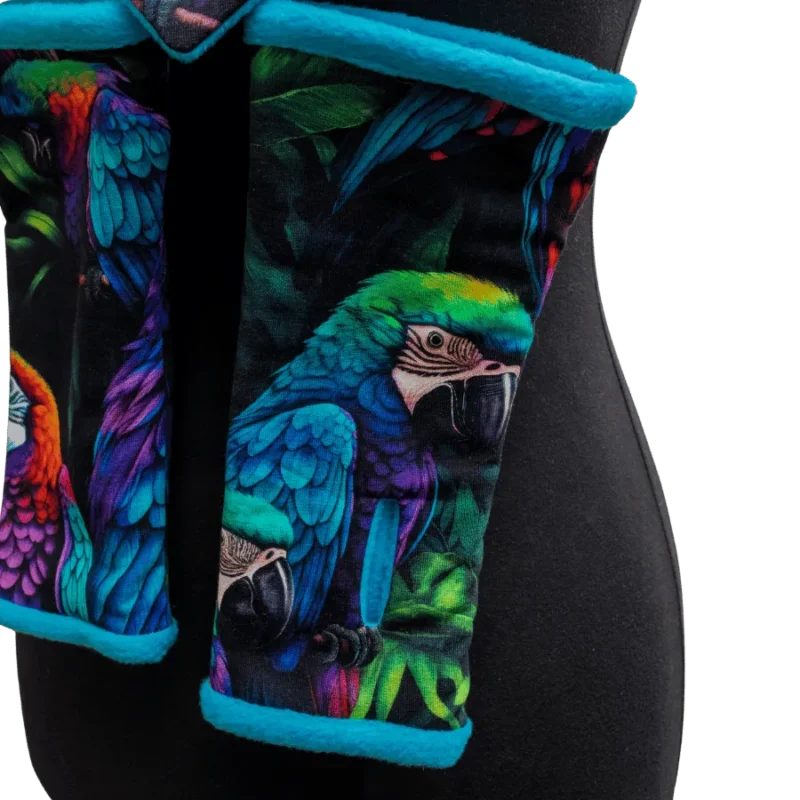Mitteny Swaddling Set - Rainbow Parrots