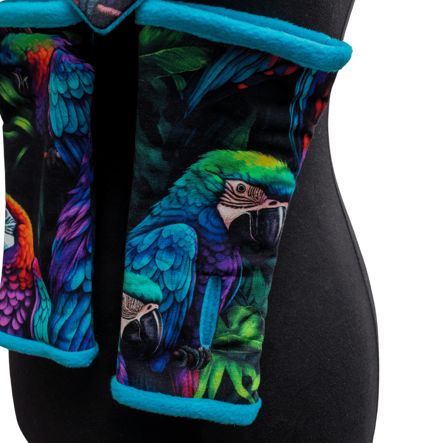 Mitensowy Zestaw Otulakowy - Rainbow Parrots