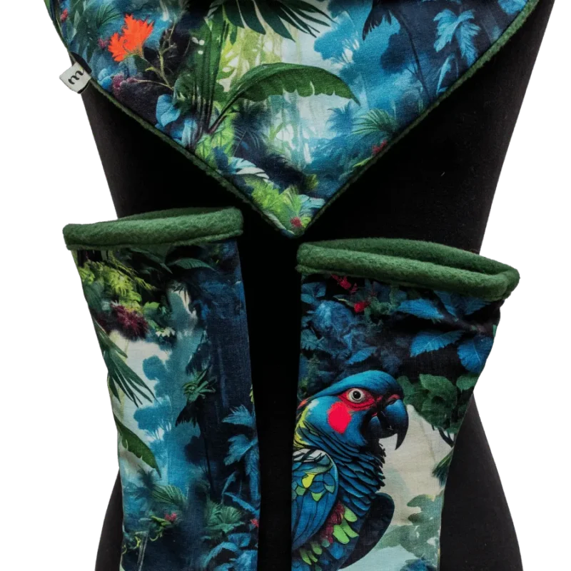 Mitten-style Hugging Set - Jungle Parrot
