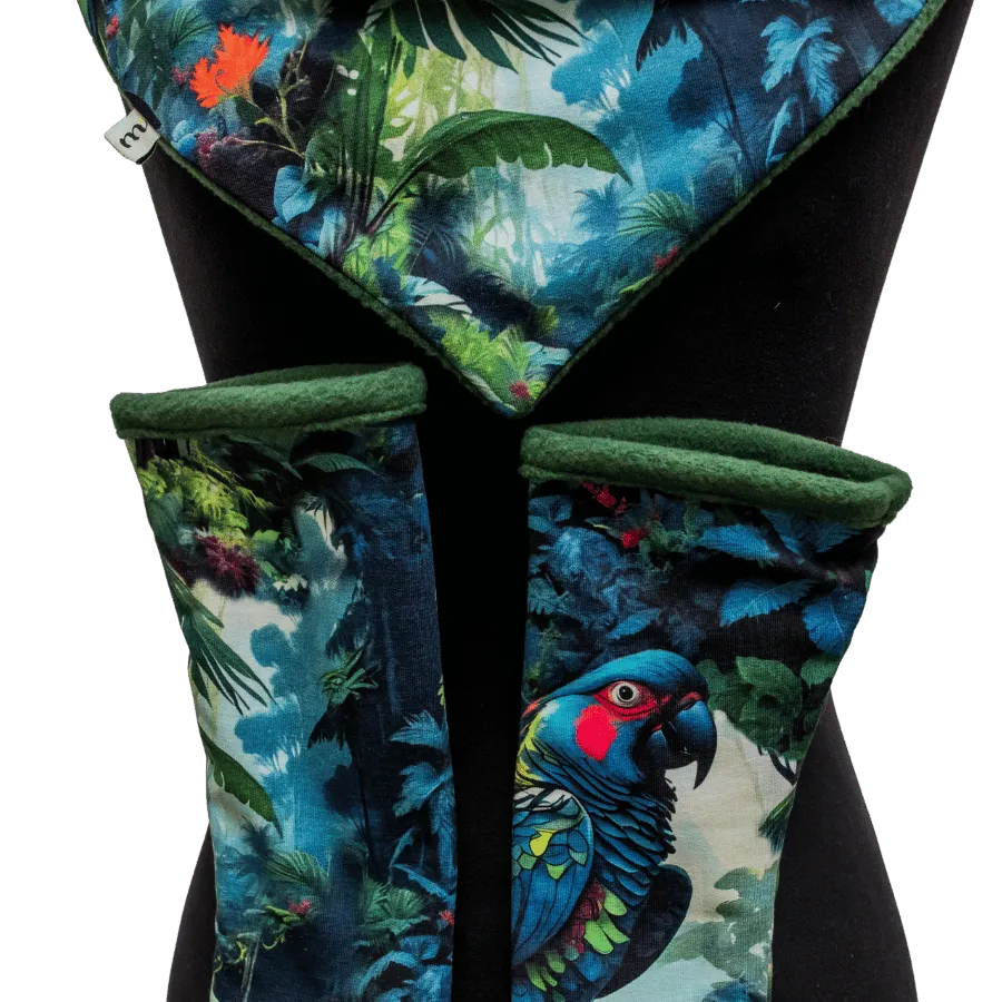 Mitten-style Hugging Set - Jungle Parrot