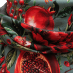 Mitensowy Zestaw Otulakowy - Pomegranate with grey