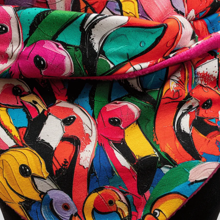 Mitten Set - Funky Flamingo